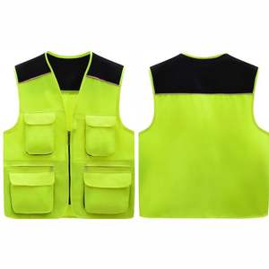 Chaleco de Seguridad de Lona Reflectante y Resistente al Viento para Hombre, Personalizado, con 5 Bolsillos Multifuncionales, Chaleco de Trabajo de Invierno con Técnicas de Lavado - Product Image 4