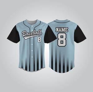 Camiseta de béisbol de manga corta Sublimación al por mayor y camiseta de Béisbol Mundial - Product Image 6