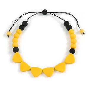 Nouveau Collier en Résine Colorée Perlée, Design Géométrique Élégant, Cordon Ajustable, Bijou Unisexe Tendance, Cadeau pour Femme - Product Image 3