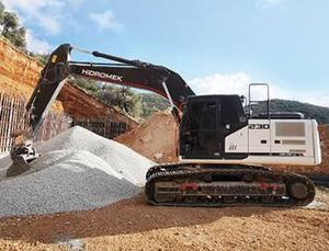 Trouvez des excavatrices Hidromek durables avec une capacité de godet de 3 mètres cubes et un châssis en acier robuste de pointe. - Product Image 2