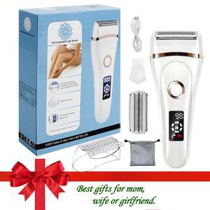 Afeitadora Eléctrica Recargable para Mujer, Depiladora Indolora para Bikini, Maquinilla de Afeitar Eficaz en Húmedo/Seco, Depilación Personal IPX7 para Cuerpo - Product Image 3