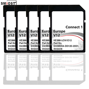Pour SMIOST 16GB CID <span class=keywords><strong>SD</strong></span> <span class=keywords><strong>Carte</strong></span> commémorative Version GPS Compatible Navigation Cartes de voiture Mise à jour pour <span class=keywords><strong>Nissan</strong></span> C1V12 <span class=keywords><strong>Qashqai</strong></span> Juke Europe Plas - Product Image 3