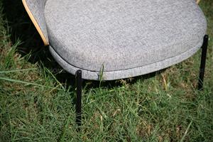 Fauteuil Salon Sièges confortables Type de siège Dossier en contreplaqué Pied en acier enduit de poudre Fabricant de chaises Eamy - Product Image 6