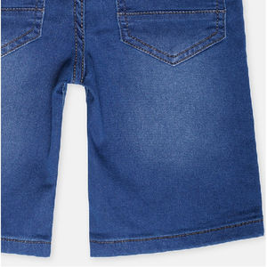 2025 último estilo Vintage Loose Fit desgastado lavado hombres pantalones cortos de mezclilla verano nuevos hombres moda estiramiento casual desgaste pantalones cortos de mezclilla - Product Image 5