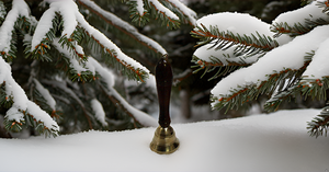 Handheld Brass Ghanti Call Bell Indian <b>Musical</b> <b>Instrument</b> Accessory for Christmas Home Office Wedding Diwali Pooja Decor Mandir - Product Image 4