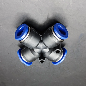 Raccords PZA croisés à haute pression One Touch Différentes tailles Surface plaquée Pression de travail 10.5 Kgf/cm2/150.0 Psi/1.0 MPa" - Product Image 5