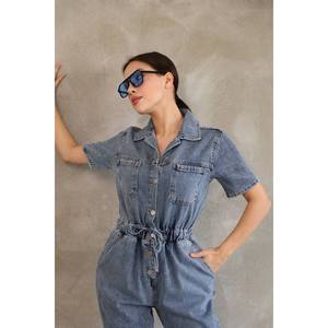Tulum <b>Jeans</b> <b>Elastic</b> <b>Waist</b> - Blue - Product Image 6