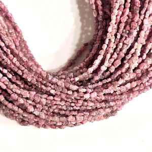 ลูกปัดเพชรชมพูธรรมชาติ AAA ขนาด 2-3.5 มม. แบบดิบ ไม่เจียระไน สีชมพูอ่อน สำหรับทำเครื่องประดับ ราคาขายส่ง - Product Image 1