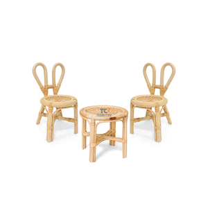 Petites Chaises Chaise en Rotin pour Enfants Vente en Gros Chaise de Loisirs Naturelle pour Enfants Meubles de Salon en Rotin/Osier Moderne Personnalisé - Product Image 3