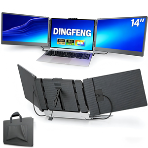 Monitor Portátil LCD de 14 Pulgadas con Entrega Rápida, FHD 1080P IPS, Pantalla Triple, USB Plug-Play, Altavoz Integrado, Extensor de Pantalla para Laptop - Product Image 1