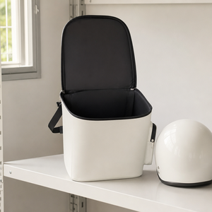 Scooter Helmet <b>Storage</b> <b>Bag</b> Waterproof Rear Rack Pouch <b>Large</b> Capacity For Motorcycle Riding - Product Image 3