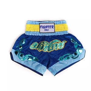 Short Muay Thai Kickboxing personnalisable avec logo brodé Washed MMA Martial Arts Wear - Product Image 2