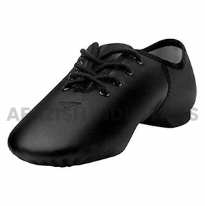 Chaussures de danse en cuir unisexes en stock style Oxford avec lacets et semelle fendue pour la danse latine pour femmes hommes et filles en été - Product Image 6