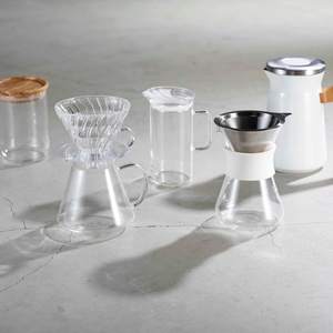 Cafetera de Goteo HARIO Minimal de Metal, 400 ml, Fácil de Usar, Juego de Gotero y Servidor, Apta para Horno - Product Image 5