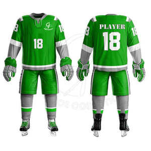 Conjunto de Jersey de Hockey sobre hielo personalizado de alta calidad más Popular último diseño uniforme superior para adultos cómodo precio razonable - Product Image 4