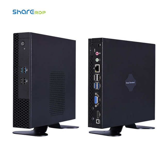 Sharerdp OEM Cheap Small Celeron N4000 N2840 Wins 11 Mini Comput Desktops Computer Mini PC for Business Home
