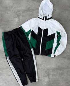 Logo personnalisé de haute qualité jogging haute couture hommes Sport survêtement coupe-vent Streetwear survêtement pantalon de survêtement lourd logo - Product Image 5