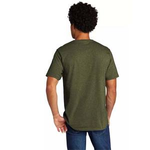 Camiseta de algodón pesado GSM 200 de alta calidad personalizada para hombres, ropa de calle con hombros caídos, camisetas de lujo en blanco para hombres - Product Image 2