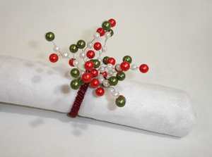 Vantage Rond de Serviette Papillon Acrylique Fantaisie Rond de Serviette Design Clair Nouveau Design Cristal Perlé Premium Look Rond de Serviette Fantaisie - Product Image 2