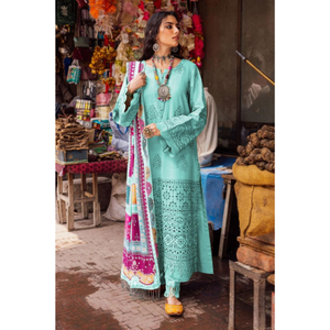 Dernière Collection Hiver 2024 Robes Prêt-à-Porter Ethnique Femme Longueur Cheville Pakistanaise Indienne Afghane Boho Bouton Naturel - Product Image 4