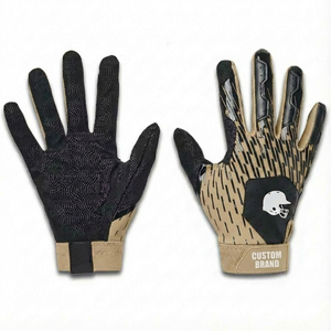 ถุงมือเบสบอลหนังแบบสั่งทำขนาดพิเศษ ขายส่ง MOQ ต่ำ ลายทันสมัย ระบายอากาศได้ดี พร้อมโลโก้ของคุณเอง ถุงมือตีซอฟต์บอล - Product Image 1