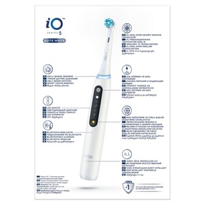 ซื้อแปรงสีฟันไฟฟ้าแบบชาร์จไฟได้ Oral-B IO-5สีดำ/ขาว - Product Image 5