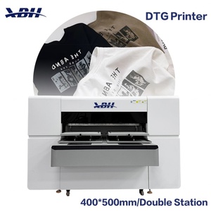 เครื่องพิมพ์ XBH DTG ขนาด 400x500 มม. แบบสองหัวพิมพ์ สำหรับพิมพ์ผ้า สำหรับเสื้อยืดและกระเป๋าผ้าใบ - Product Image 1