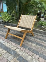 Chaise de salon pliable et empilable en bois d'acacia moderne pour l'extérieur, la salle à manger, la chambre, le salon, la cuisine, le jardin, la salle de bain, la maison, l'hôtel