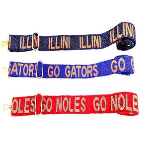 Diadema con cuentas a mano indias personalizable y correa para bolso adornado a mano para equipos de Juegos Universitarios por elección - Product Image 4