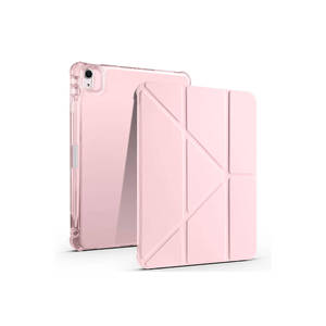 Étui Netzy 2025 M3 pour iPad Air 11 SAFA, support pliable à trois volets, porte-stylet, or rose, TPU, PU, PC, design protecteur - Product Image 1