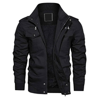 Chaqueta Vaquera Personalizable para Hombre, Estilo Casual Otoño/Invierno, Oversize, con Botones, Lavado a la Piedra, Bolsillos Laterales, 100% Algodón Ecológico