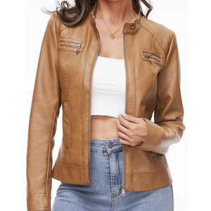 Dernière conception, veste en cuir de vache pour femme, chaude pour l'hiver, coupe-vent, écologique, meilleures ventes de vestes en cuir pour femme - Product Image 1