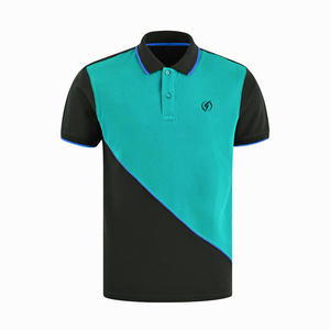 เสื้อโปโลผ้าฝ้าย100% สำหรับผู้ชายเสื้อปักโลโก้คุณภาพสูงเสื้อทรงหลวมแขนสั้นระบายอากาศได้ดีสไตล์สปอร์ตลำลอง - Product Image 6