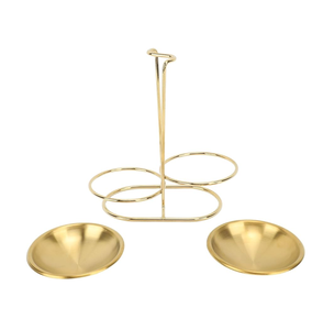 Soporte de latón para cuchara de sopa, utensilios de cocina, utensilio de cocina, herramienta de cocina, soporte de 2 cucharas, espejo pulido de alta calidad - Product Image 4