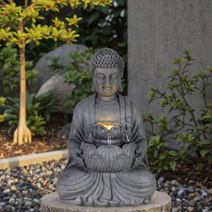 <span class=keywords><strong>Fontaine</strong></span> d'eau de jardin à énergie <span class=keywords><strong>solaire</strong></span> <span class=keywords><strong>Fontaine</strong></span> d'intérieur/extérieur <span class=keywords><strong>Bouddha</strong></span> méditant <span class=keywords><strong>Fontaine</strong></span> d'eau - Product Image 4