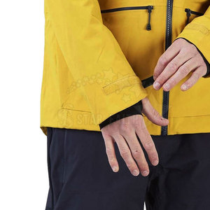 Veste de ski à capuche avec logo sur le devant, résistante au vent, respirante, écologique, unisexe, veste d'hiver pour la neige, protection extérieure - Product Image 6