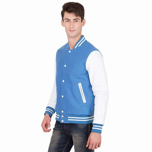 Votre propre Design hommes ODM OEM automne hiver hommes veste universitaire vestes de Baseball prix de gros pas cher - Product Image 5