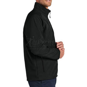 Último estilo 2025 invierno cálido ligero hecho a medida hombres chaqueta Softshell con logotipo frontal de alta calidad al por mayor - Product Image 4