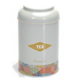 1.2L Vert Patchwork Motif rond Métal Boîte 105mm x 150mm avec Couvercle Dôme 105mm x 150mm avec Couvercle Dôme - Product Image 2