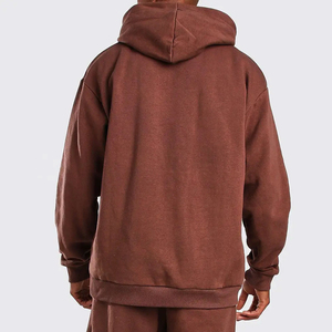 Ensemble survêtement personnalisé avec logo 3D en molleton épais de haute qualité, pantalon de survêtement et sweat-shirt, impression sérigraphique, impression en relief - Product Image 5