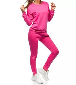 Pakistan Factory Custom Logo Women's Premium Breathable Quick Dry Tech Fleece <b>Track</b> <b>Suits</b> Cotton Jogger Sets Summer Winter - Product Image 6