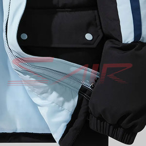 High Quality Custom Casual Canvas Waterproof Puffer <b>Jacket</b> Winter Professional Manufacturer's <b>Plus</b> <b>Size</b> Coat with Zipper Closure - Product Image 3