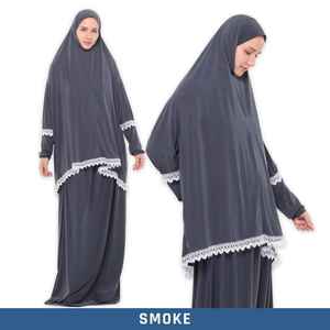 Confortable modeste vêtements islamiques pour Hijab Abaya grande taille adultes à manches longues respirant solide motif Simple naturel Maxi - Product Image 6