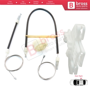 BWR5323 Juego de reparación de regulador de ventanilla eléctrica puerta trasera derecha para Toledo MK3 5P2 2004-2009 Altea 5P1 XL 5P5 5P8 Bross Auto Parts - Product Image 5