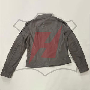 Veste en cuir véritable pour femmes de la plus haute qualité Meilleur fournisseur Mode haut de gamme Tissu respirant Vêtement d'extérieur décontracté - Product Image 5