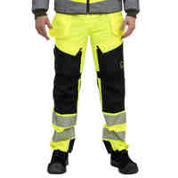 Pantalons pour hommes Pantalons de sécurité réfléchissants haute visibilité Pantalons de travail en plein air avec poches