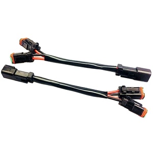 Фабрика OEM Deutsch 2 pin DT04-2P DT06-2S сплиттер по производству кабелей и проводов в сборе для автоматического включения света - Product Image 1