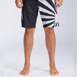 Pantalones cortos de algodón 100% con estampado de cebra para hombre, bañadores de playa de secado rápido, tejido informal no tejido, servicio OEM disponible - Product Image 3