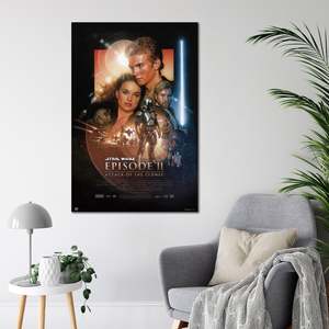 Póster de Estilo Moderno de Star Wars Episodio 2: El Ataque de los Clones, Marco Negro, Arte de Pared en Papel - Product Image 2