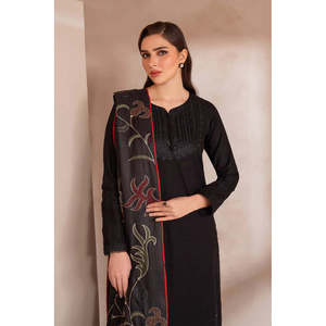 IZNIK-3PC คอลเลกชันฤดูใบไม้ผลิ/ฤดูร้อน เสื้อชีฟองปักลาย & ผ้าคลุมไหล่พร้อมกางเกงขายาว BIC-3618 - Product Image 2